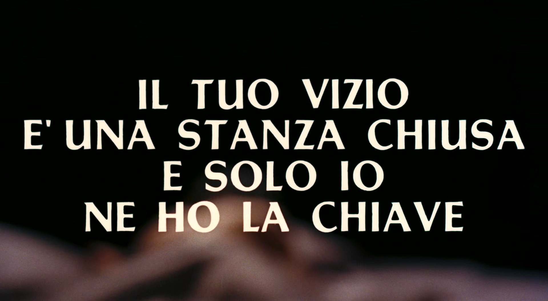 Il tuo vizio (1972) Title.jpg