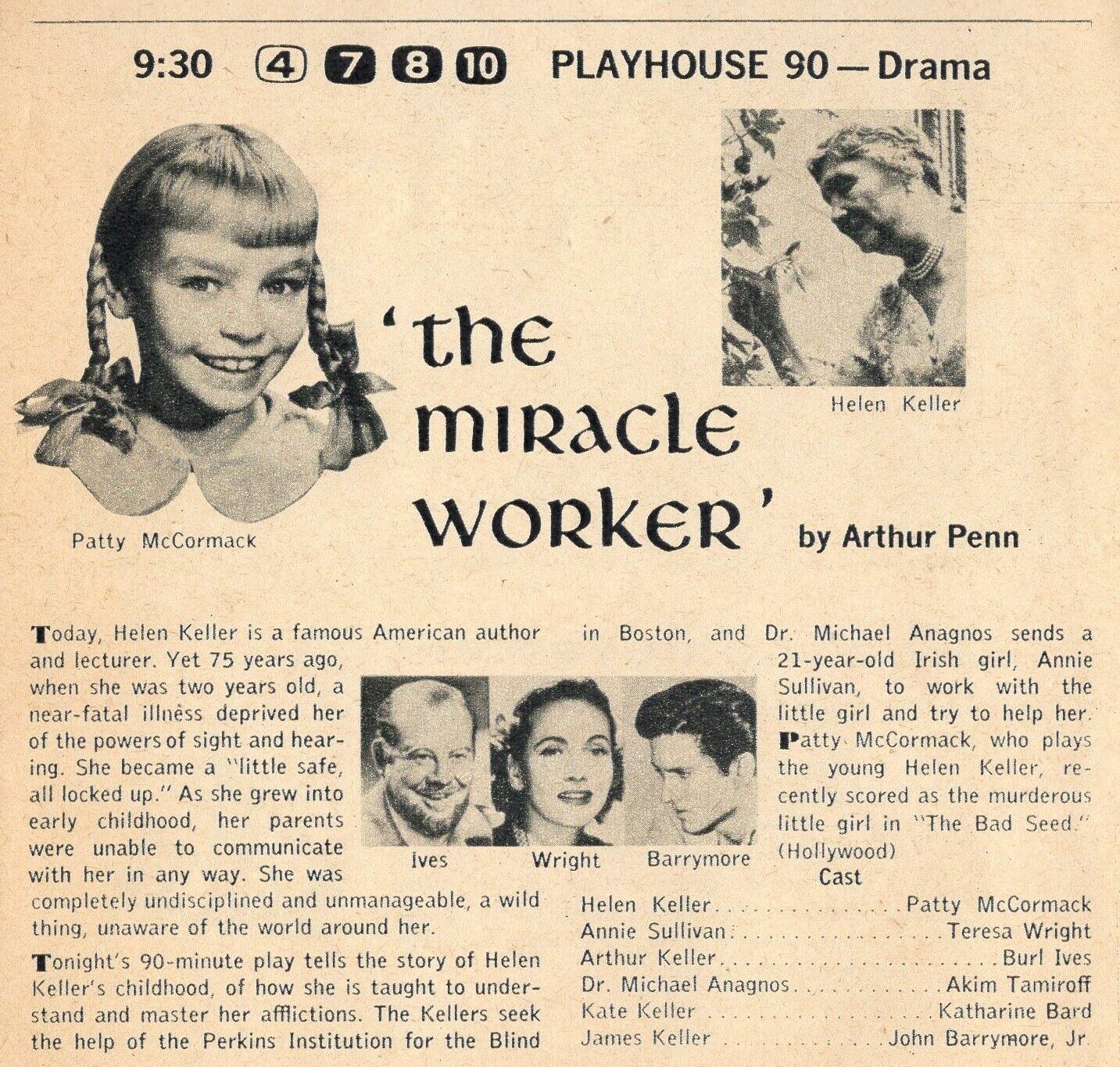 s-l1600 The miracle worker 1957 TV.jpg