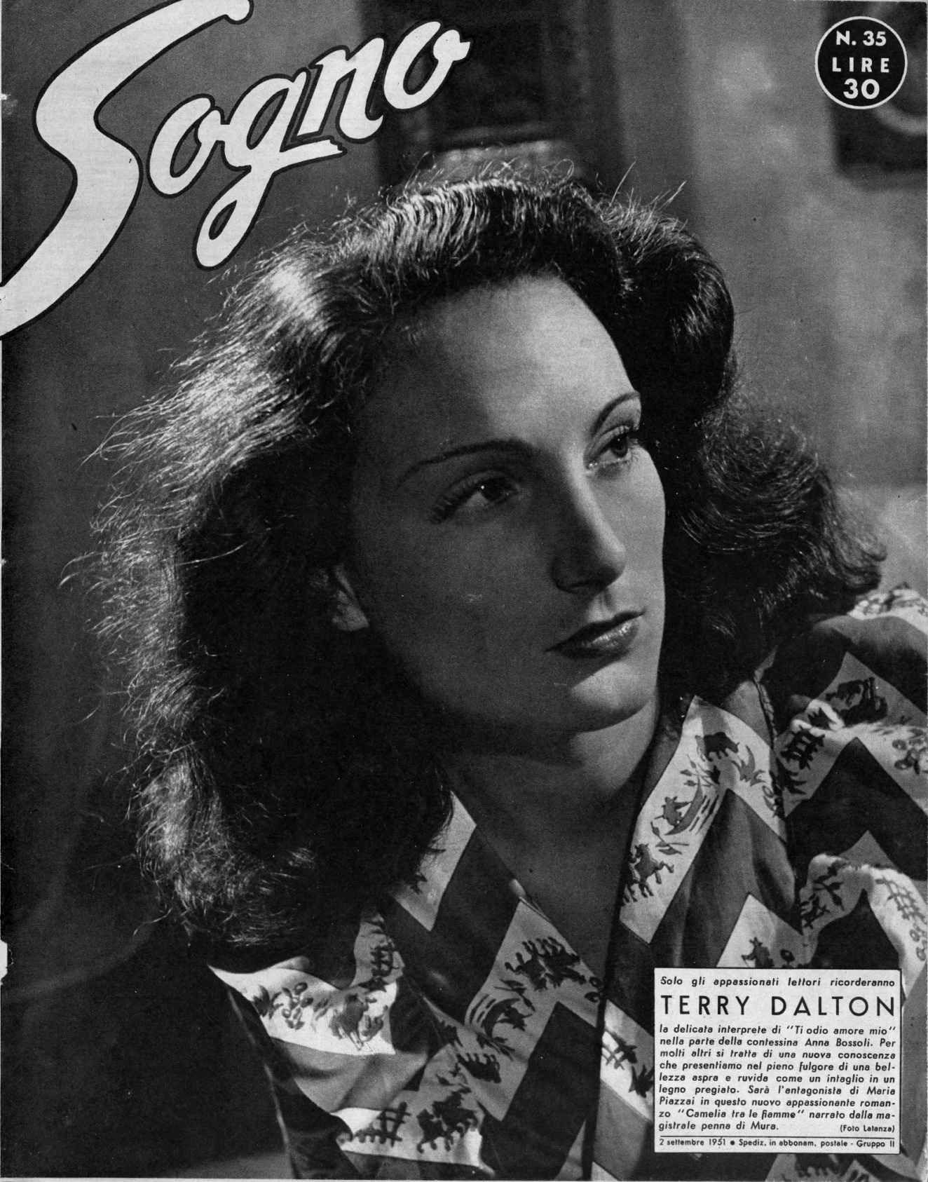 Sogno 2 September 1951 Cover.jpg