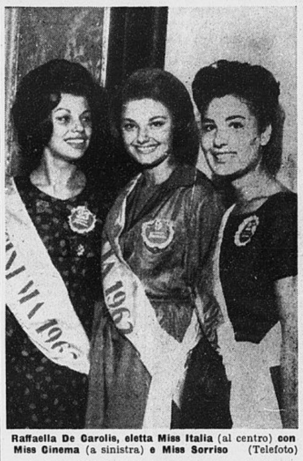 Rossella Bergamonti - Miss Italia 1962 Pageant2.jpg