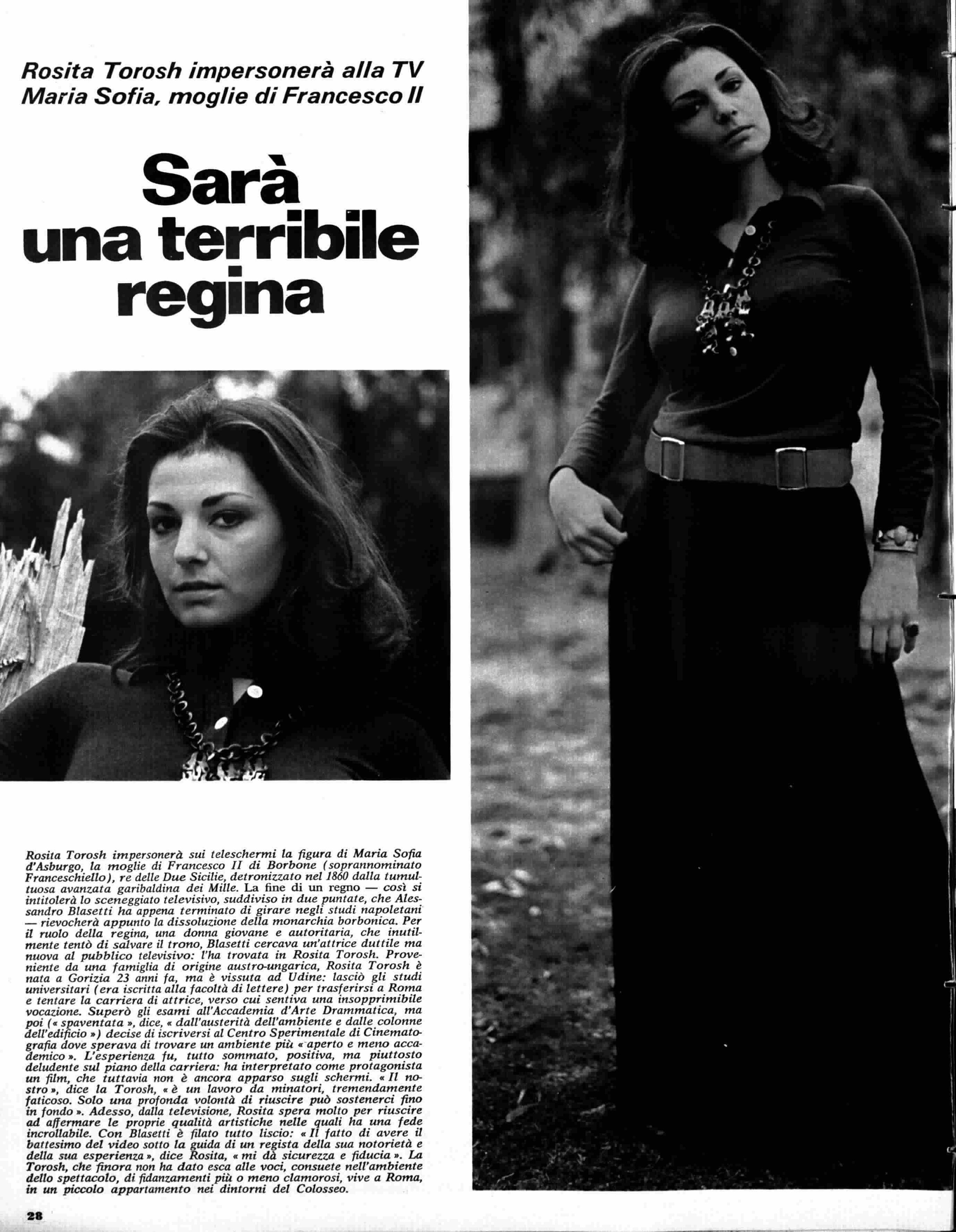 Radiocorriere 7 1970 - Rosita Article.jpg