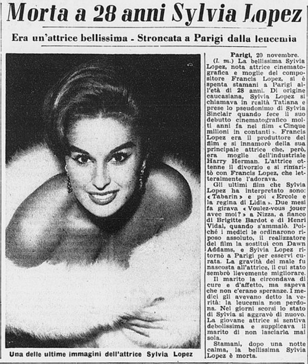 La Stampa 21 Nov 1959 - Sylvia Lopez1.jpg