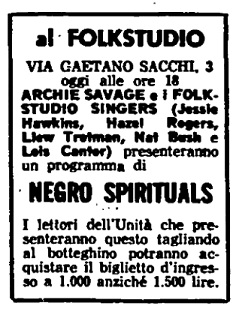 Folkstudio L'Unita 25 March 1973.jpg