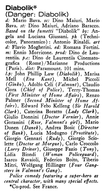 Diabolik World Filmography 1967 Cast.jpg